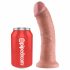 Dildo King Cock 8 (20 cm) - naturalne 