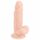 Nature Skin - realistyczny dildo z przyssawką - naturalny (mały)