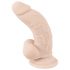 Nature Skin - realistyczny dildo z przyssawką - naturalny (mały)