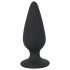 Czarny Aksamit Ciężki - 75g analny dildo (czarny)