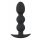 Black Velvet Heavy - 145g kuliste dildo analne (czarne) 