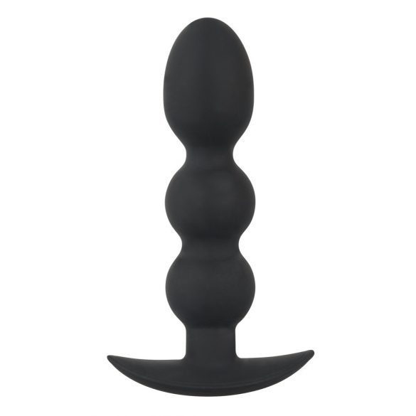 Black Velvet Heavy - 145g kuliste dildo analne (czarne) 