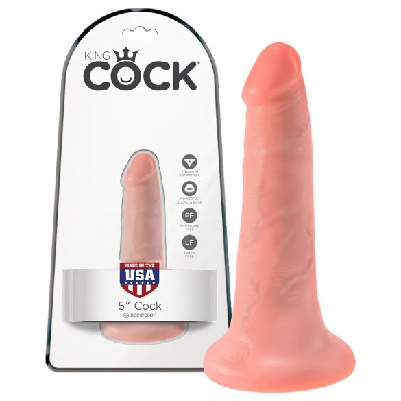 Dildo King Cock 5 (13 cm) - naturalne 