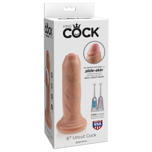 King Cock 6 Foremanator - realistyczne dildo (15 cm) - naturalne 