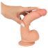 realistixxx - realistyczny dildo z przyssawką (22 cm) - naturalny