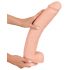 realisticixxx Giant 3XL - tapadotaped realistyczne duże dildo (42 cm) - naturalne 