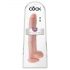 Król Cock 14 wielki dildo z jądrami (35cm) - naturalny