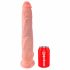 King Cock 14 duże dildo z jądrami (35 cm) - naturalne 