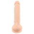 Silexd 7 - dildo z przyssawką - 17,5 cm (naturalny)