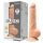 Silexd 9,5 - dildo z przyssawką - 24 cm (naturalny)