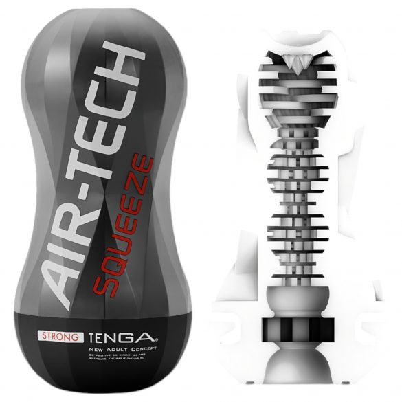 TENGA Air-Tech Squeeze Strong - masturbator ssący (czarny) 