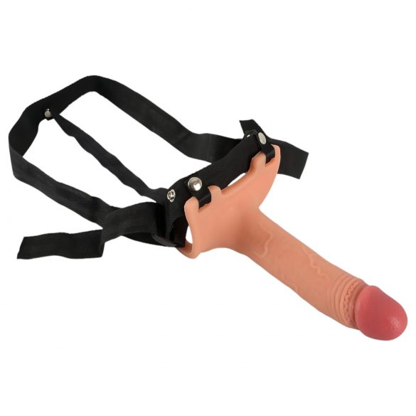 Realistixxx Strap-on - przypinany, pusty, realistyczny dildo (naturalny)