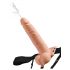 Fetish Strap-On 7,5 - przypinany, pusty, tryskający dildo (naturalny)