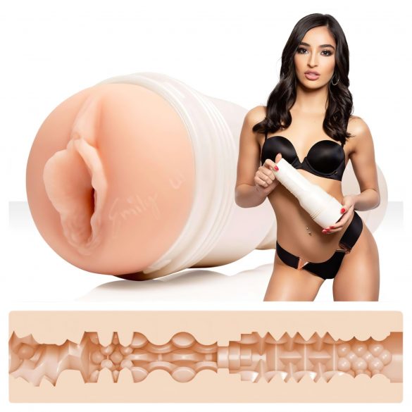 Fleshlight Emily Willis Squirt - realistyczna sztuczna cipka (naturalna) 