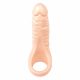 Realistixxx Double F - realistyczne dildo z pierścieniem na penisa (naturalny) 