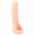 Realistixxx Double F - realistyczne dildo z pierścieniem na penisa (naturalny) 