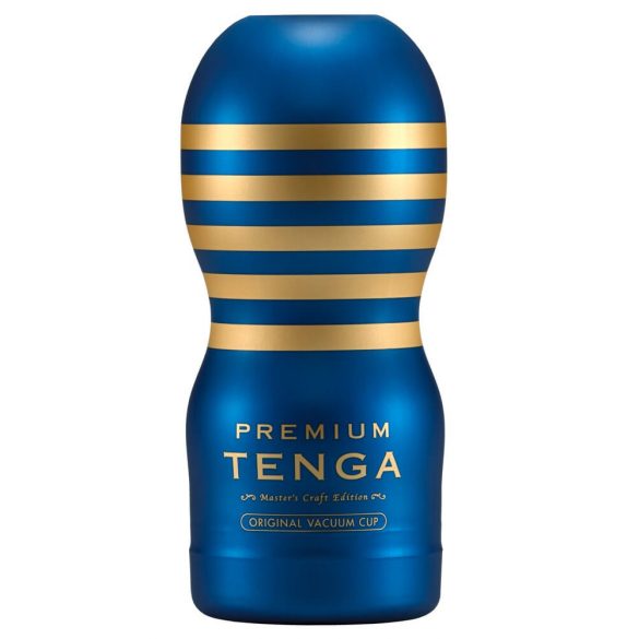 TENGA Premium Original - jednorazowy masturbator (niebieski) 