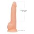 Naked Addiction 8 - zaciskane, realistyczne dildo (20 cm) 