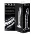 Icicles No. 62 - szklany dildo w kształcie penisa (przezroczysty)