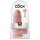 King Cock 9 Chubby - zaciskane dildo do jąder (23 cm) - naturalne 