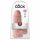 King Cock 9 Chubby - dildo z przyssawką i jądrami (23 cm) - naturalny kolor