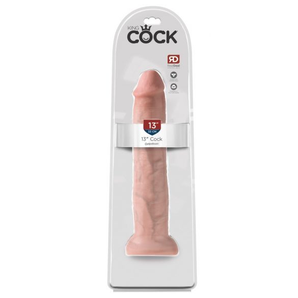 King Cock 13 - gigantyczne, realistyczne dildo (33 cm) - naturalne 