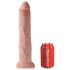 King Cock 13 - gigantyczne, realistyczne dildo (33 cm) - naturalne 