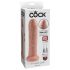 King Cock 7 Foremanator - realistyczne dildo (18 cm) - naturalne 