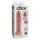 King Cock 7 – realistyczny dildo (18cm) – naturalny