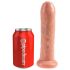 King Cock 7 Foremanator - realistyczne dildo (18 cm) - naturalne 