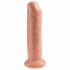 King Cock 7 – realistyczny dildo (18cm) – naturalny