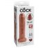 Król Kutas 7 - Realistyczny dildo (18cm) - ciemny naturalny