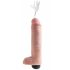 King Cock 10 - realistyczne dildo do squirtingu (25 cm) - naturalne 