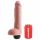 Król Kong 11 - realistyczny tryskający dildo (28cm) - naturalny