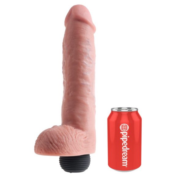 King Cock 11 - realistyczne dildo do squirtingu (28 cm) - naturalne 