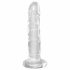 King Cock Clear 6 - lepkie dildo (15 cm) 