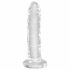 King Cock Clear 6 - lepkie dildo (15 cm) 