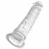 King Cock Clear 8 - przyssawkowy, duży dildo (20cm)