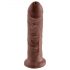 King Cock 8 - brązowy dildo (20 cm)