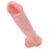 King Cock 15 - dildo z przyssawką i jądrami (38 cm) - naturalny