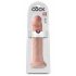 King Cock 14 - duże dildo z zaciskiem (36 cm) - naturalne 