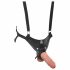 King Cock Strap-on 10 - wydrążone dildo z uprzężą (25 cm) 