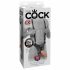 King Cock Strap-on 10 - wydrążone dildo z uprzężą (25 cm) 