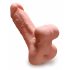 PDX Reach Around - dildo i pochwa na penisa 2 w 1 (naturalne) 