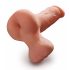 PDX Reach Around - dildo i pochwa na penisa 2 w 1 (naturalne) 