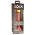 King Cock Elite 6 - zaciskane, realistyczne dildo (15 cm) - naturalne 