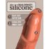 King Cock Elite 6 - zaciskane, realistyczne dildo (15 cm) - ciemne 