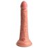 King Cock Elite 7 - zaciskane, realistyczne dildo (18 cm) - naturalne 