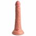 King Cock Elite 7 - zaciskane, realistyczne dildo (18 cm) - naturalne 