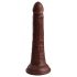 King Cock Elite 7 - zaciskane, realistyczne dildo (18 cm) - brązowe 